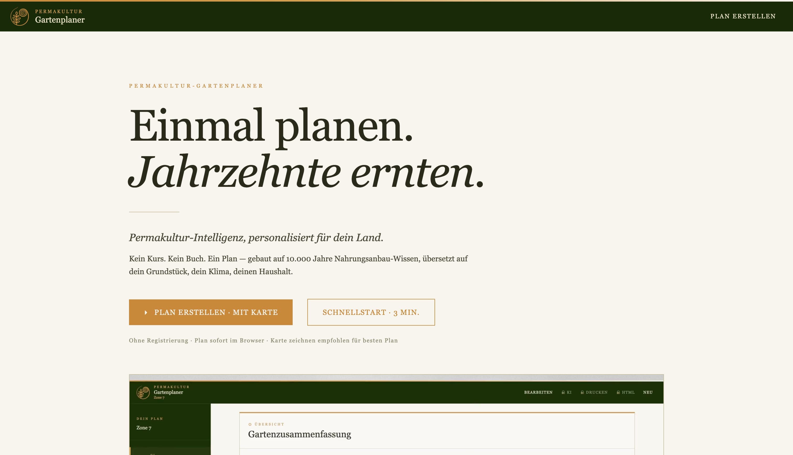 Startseite Permakultur Gartenplaner